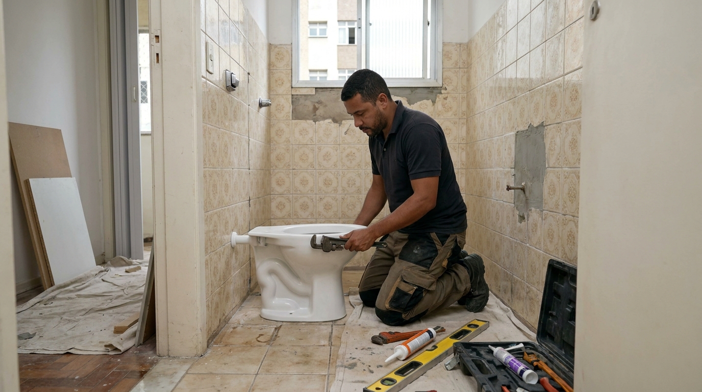 Reforço de vedação sanitária em Belém-PA
